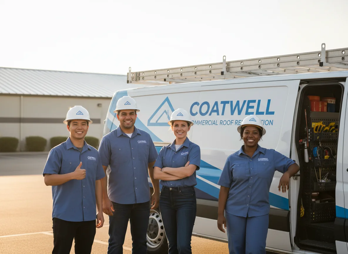Commercial roof coating company in Hillman, MN